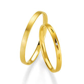 Breuning Dezent Trauringe 	mit Diamant 0,007 ct./ges. - 48/04332 & 48/04331